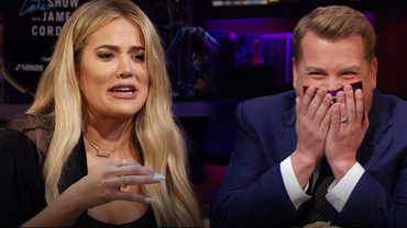 Khloe Kardashian Played Grossest Game On Late Night With James Corden